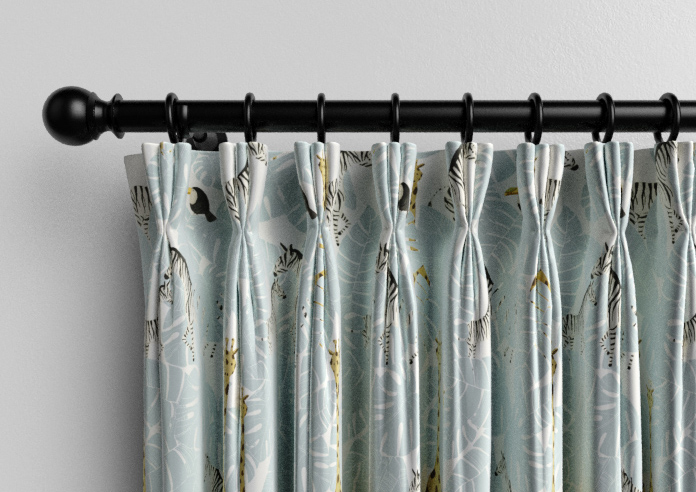 Wild Thing, Powder Blue - Made to Measure Curtains - Image 11